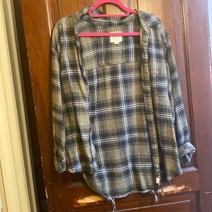 AE frayed flannel